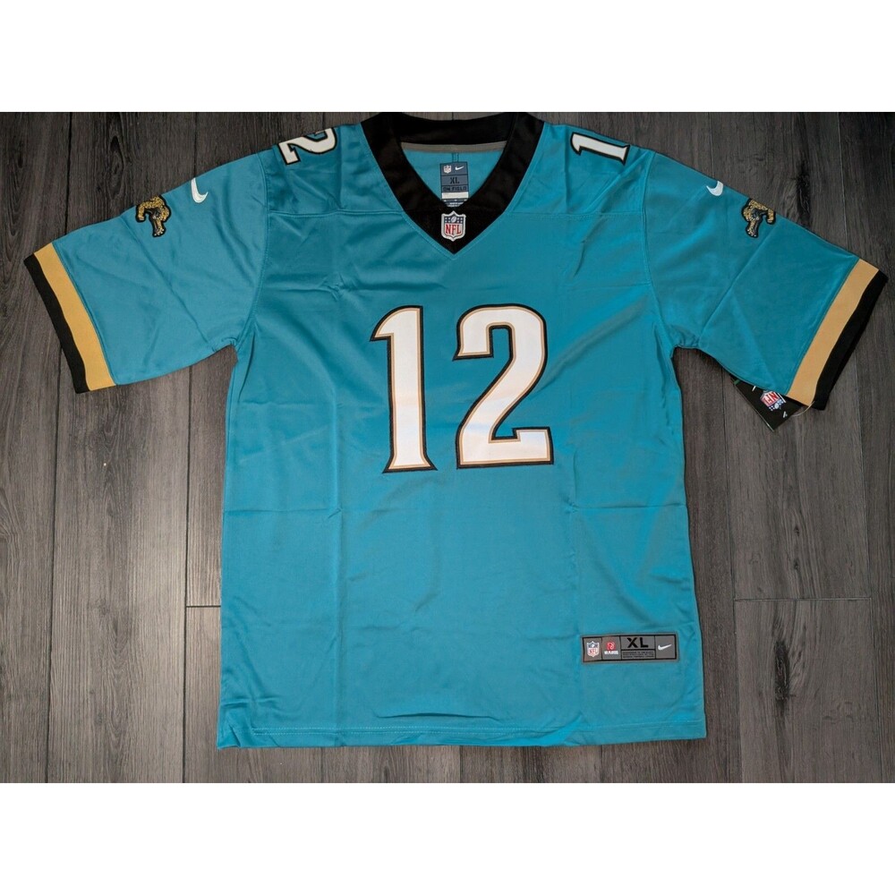 Travis Hunter #12 TEAL Jacksonville Jaguars Stitched Football Jersey XL
